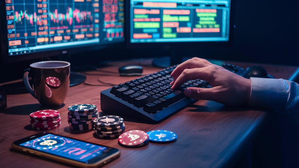 betting money using digital currency
