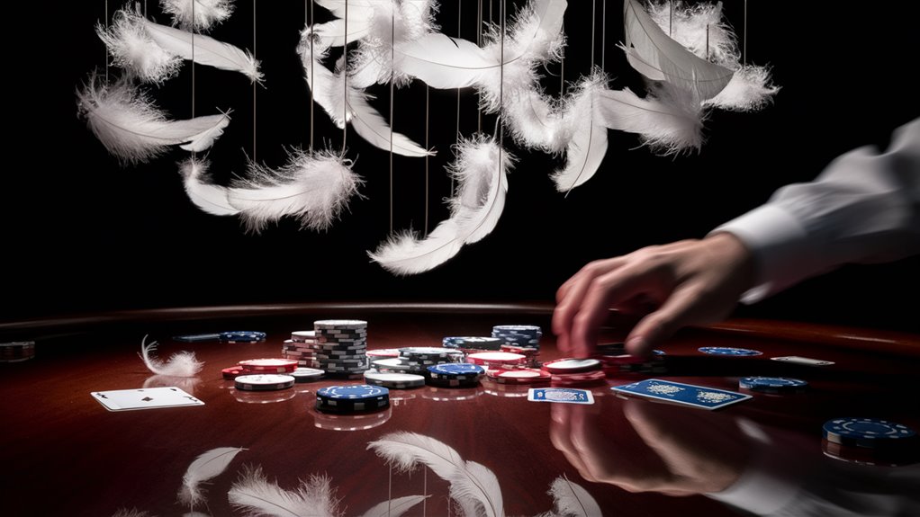 binding feathers racing tables