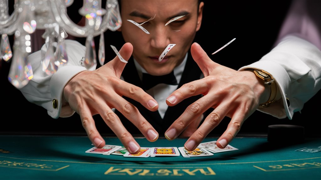 card game precision timing split