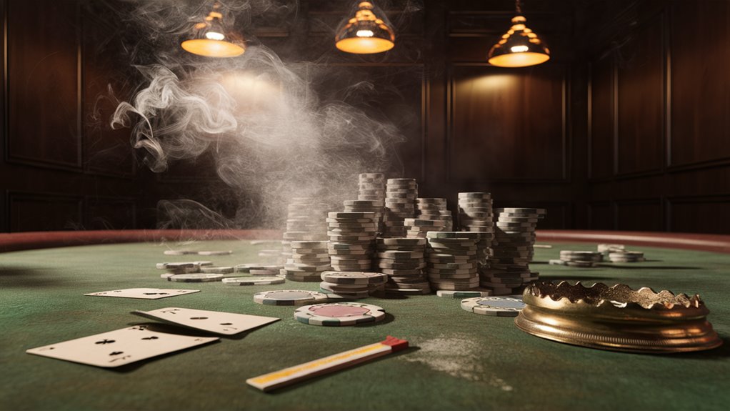 gambling mindset while aflame