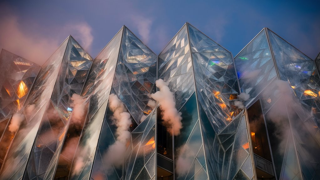 icy building design elements