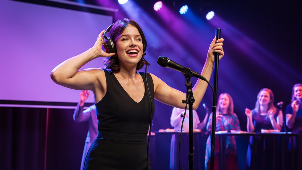 perform respectfully when singing