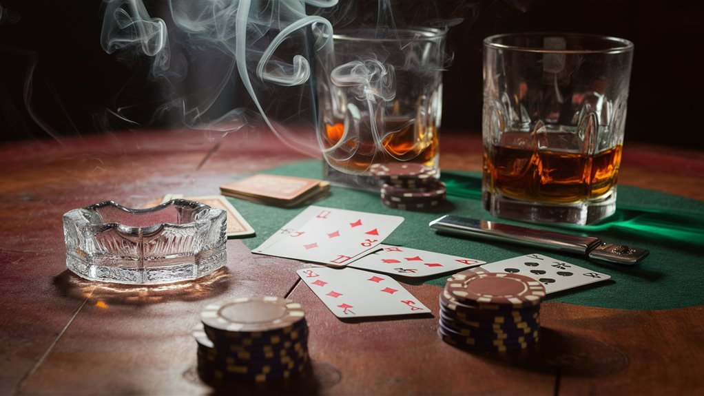 poker smoke conceals players
