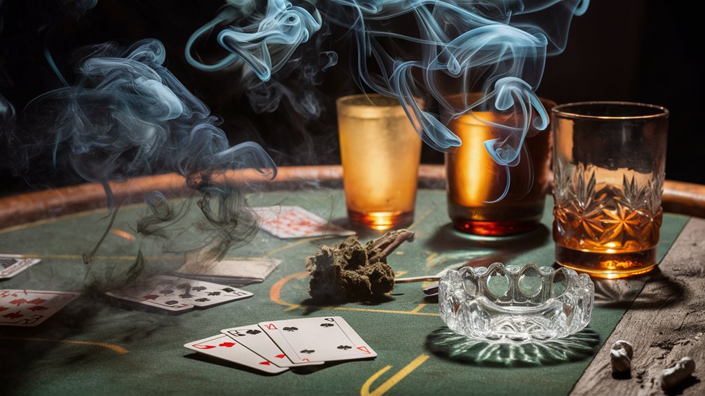 poker smoking hidden marijuana