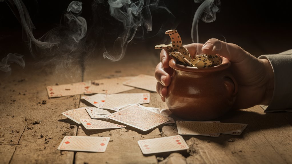 poker trembles with freedom