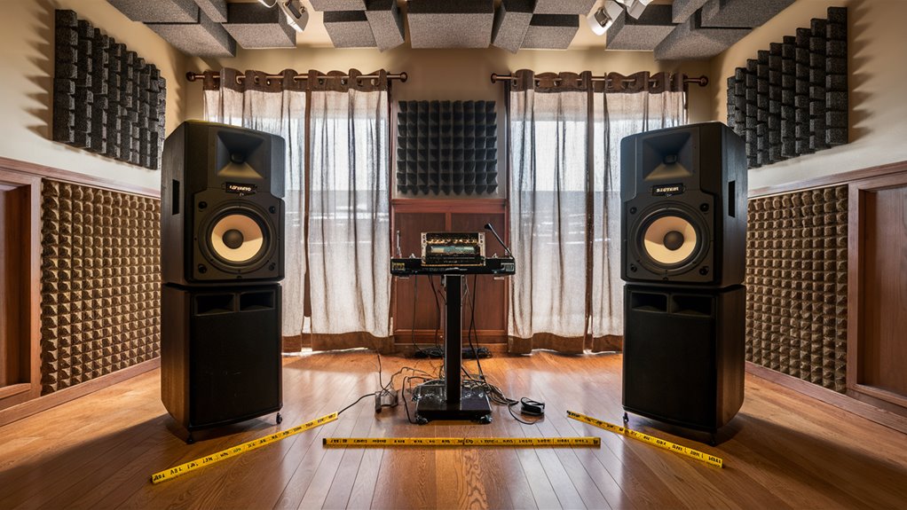 positioning audio equipment correctly
