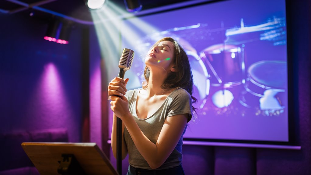 practice singing through karaoke