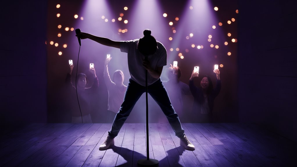 sing confidently despite fear