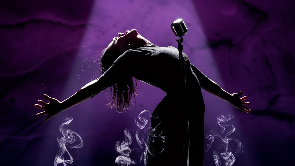 singing strong emotional songs