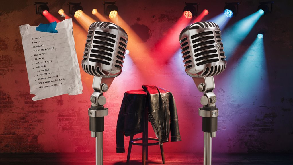 two stars singing together
